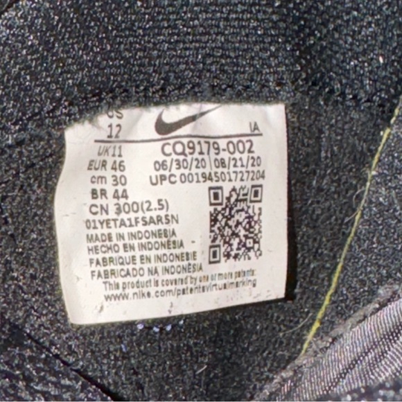 Nike Court Black Game Royale 2 Mid CQ9179-002 Men’s Size 12 - Picture 8 of 10